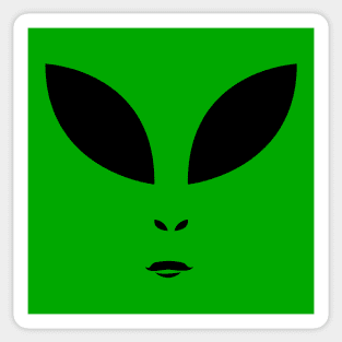 Alien UFO Festival Sticker